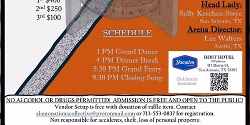 SAVE THE DATE!! Nico Pena & Marvin Pair Honor Pow Wow