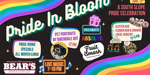 Pride in Bloom at Bear's Smokehouse
