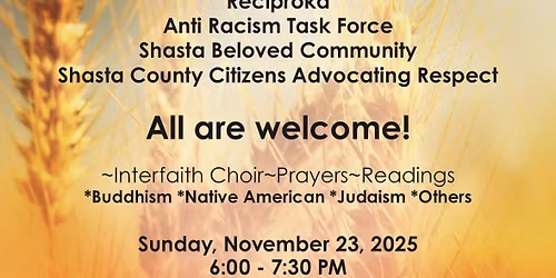 Thanksgiving Interfaith Service