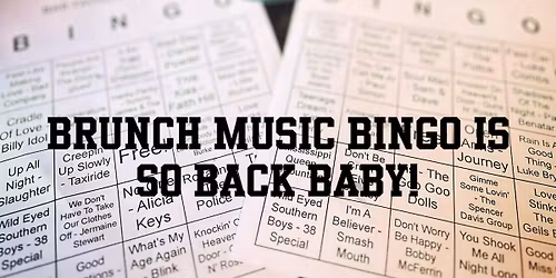 Sunday Music Bingo