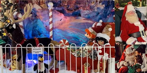 Santa\u2019s Workshop. Vintage Walk Through Santa Land and Photos with Santa.