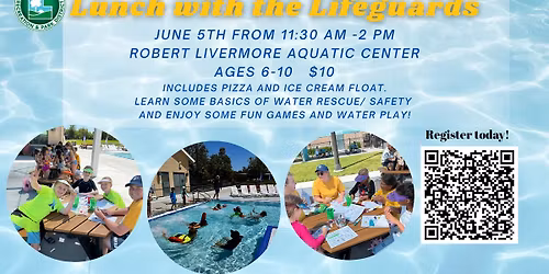 Lunch With the Lifeguards - Ages 6-10 learn water safety