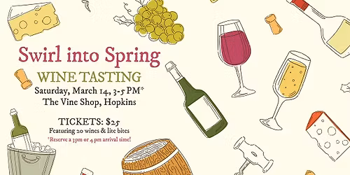 Swirl into Spring Tasting Event
