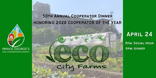 Prince George's Soil Conservation District Cooperator of the Year Dinner