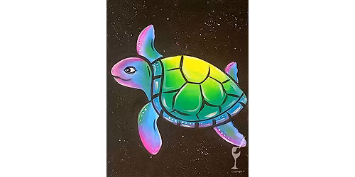 Celestial Sea Turtle - Paint and Sip in Houston | Classpop!\u2122