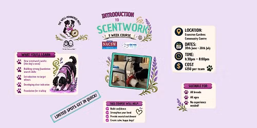 Introduction to K9 Nose Work\u00ae