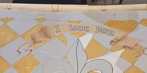 Silk Banner Painting at Windy Meads