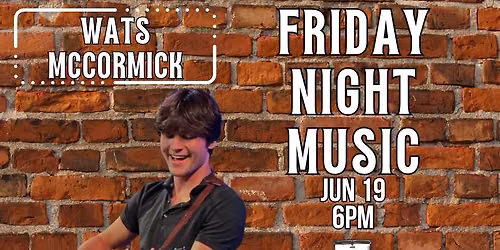 Live Entertainment - Wats McCormick