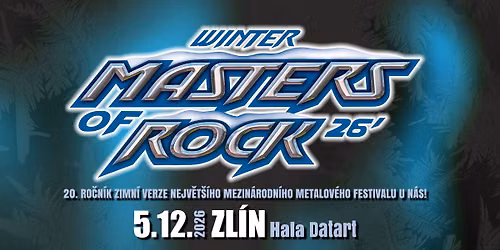 Zimn\u00ed Masters of Rock 2026 | Official - ZL\u00cdN, sportovn\u00ed hala Datart