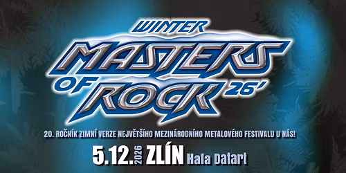 Zimn\u00ed Masters of Rock 2026 | Official - ZL\u00cdN, sportovn\u00ed hala Datart