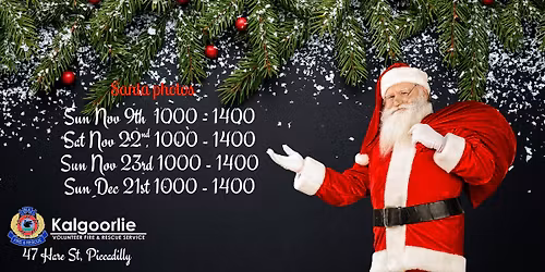 Kalgoorlie Volunteer Fire & Rescue Santa Photos