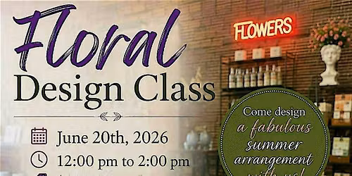 Urban Orchid Floral Design Class