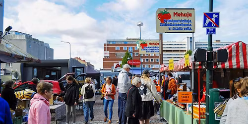 Sadonkorjuup\u00e4iv\u00e4 Kouvolan Kauppatorilla 22.8.2026