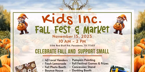 Kids Inc. Fall Fest & Market 