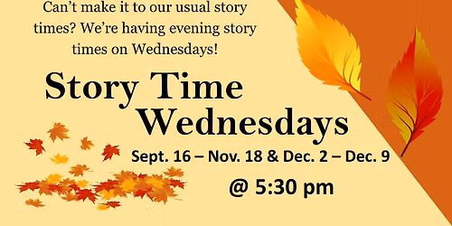Fall Monday Story Time