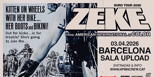 ZEKE (03\/04\/2026) BARCELONA @ Sala Upload