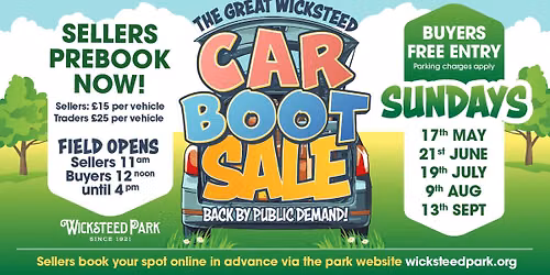 The Great Wicksteed Car Boot Sale