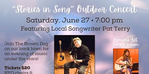 Stories in Song- Pat Terry with Zoey Brogan