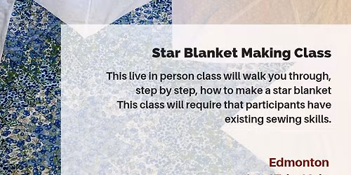 Star Blanket Making
