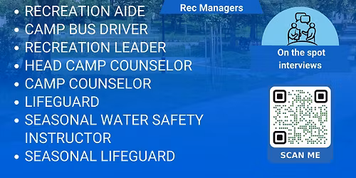 Beaufort County Parks & Recreation Hiring Event