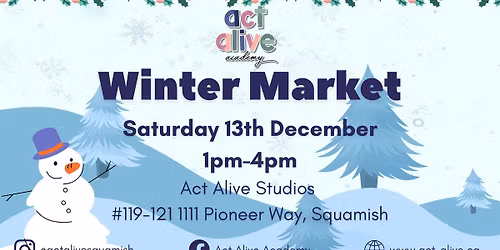 Act Alive's Winter Market