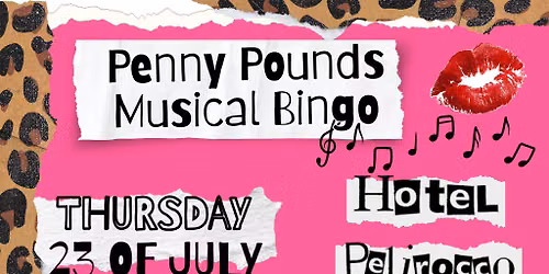Penny Pounds Musical Bingo at the Hotel Pelirocco