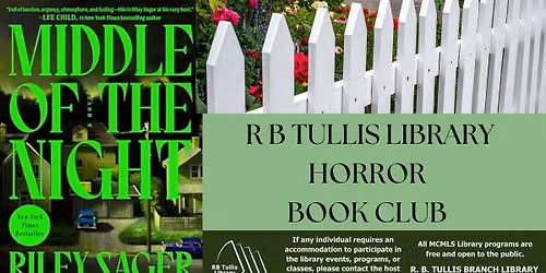 July Adult Horror Book Club