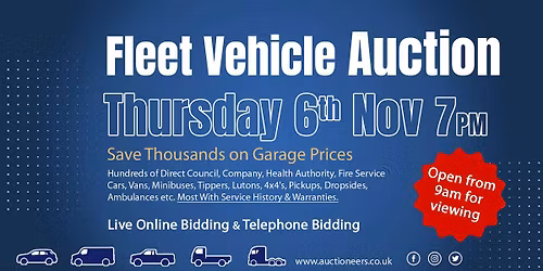 Live Car, Van & 4x4 Auction