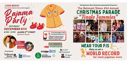 Belmont Shore Christmas Parade "Jingle Jammies"