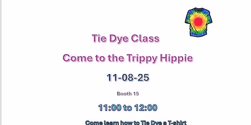 Tie Dye Class at the Trippy Hippie
