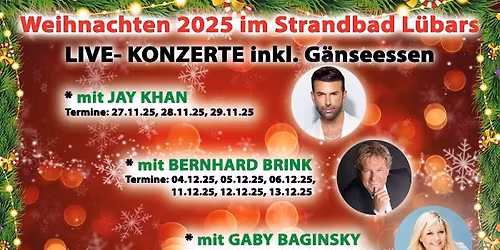 Weihnachtskonzerte Restaurant L\u00fcbars