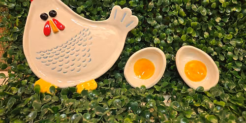 Clay Chicken & Eggs Dishes @ The Studio for Art and Craft