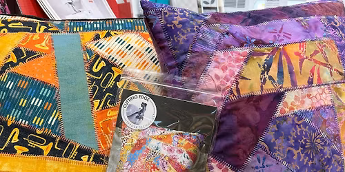 Crazy Quilting Pillow