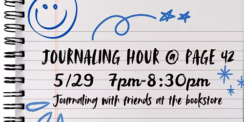 Journaling Hour at the Bookstore