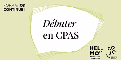 Formation Continue : Debuter en CPAS