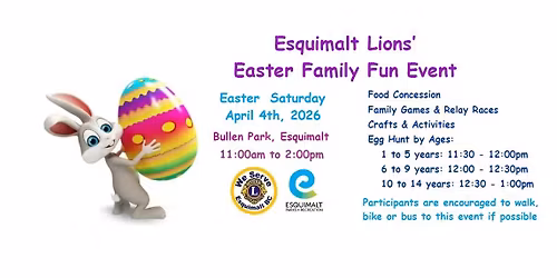 Esquimalt Lions' Easter Family Fun Event