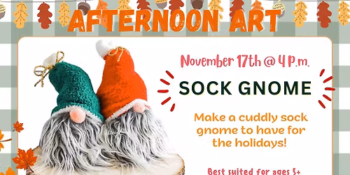 Afternoon Art: Sock Gnome 