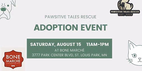 Pawsitive Tales Rescue Adoption Event