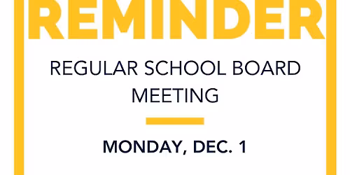 December Board Meeting