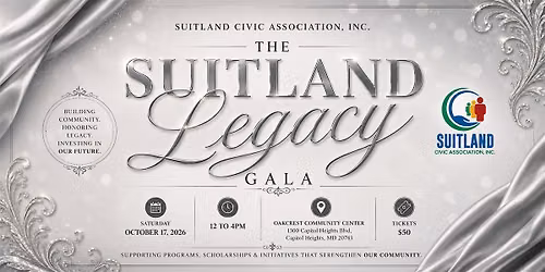 The 2026 Suitland Legacy Fundraising Gala