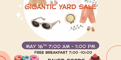 WCUMC 2026 Spring Festival (Gigantic Yard Sale)