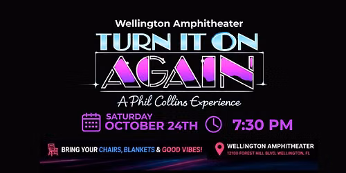 Wellington Concert- Turn it on Again | A Phil Collins Experience