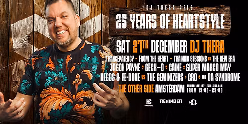 DJ THERA PRESENTS 25 YEARS OF HEARTSTYLE