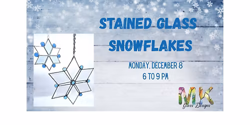 Stained Glass Snowflakes