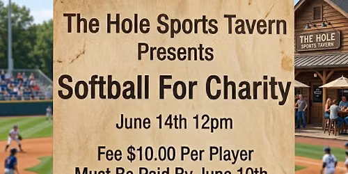 Softball For Charity Hosted By The Hole Sports Tavern 