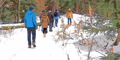 Snow Shoe Hike at Timbers Recreational Area