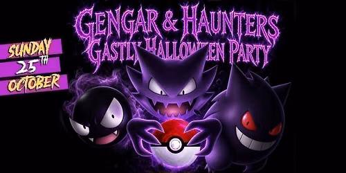 GENGAR &amp; HAUNTER'S GASTLY FAMILY HALLOWEEN PARTY!