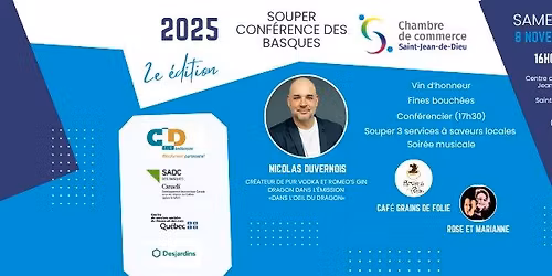 Souper conf\u00e9rence des Basques - 2e \u00e9dition
