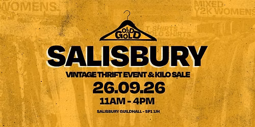 26th September - Salisbury's BEST Vintage Thrift Event & Kilo Sale