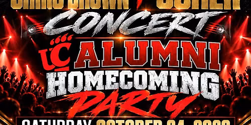 AFTER CHRIS BROWN + USHER CONERT + UC ALUMNI HOMECOMING AFTER PARTY